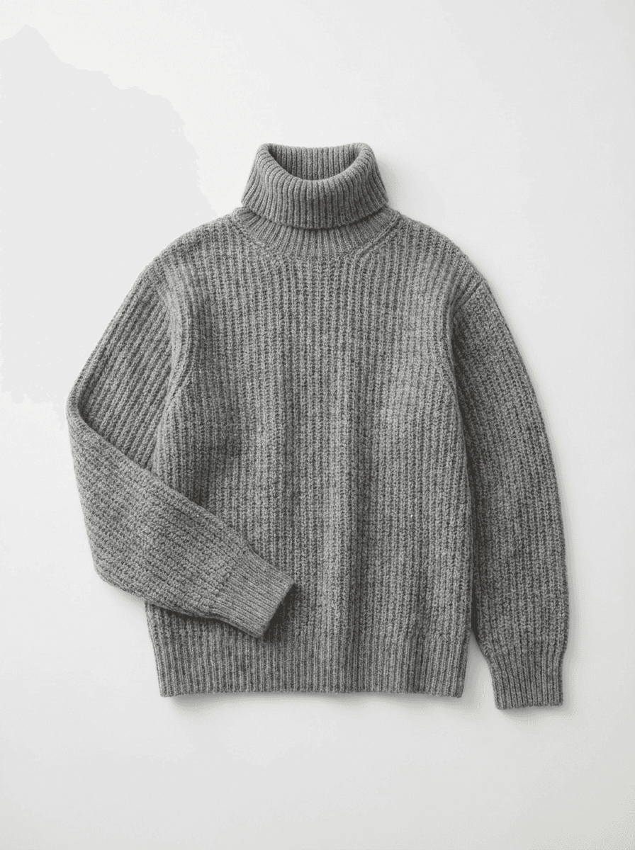 그레이 립 터틀넥
